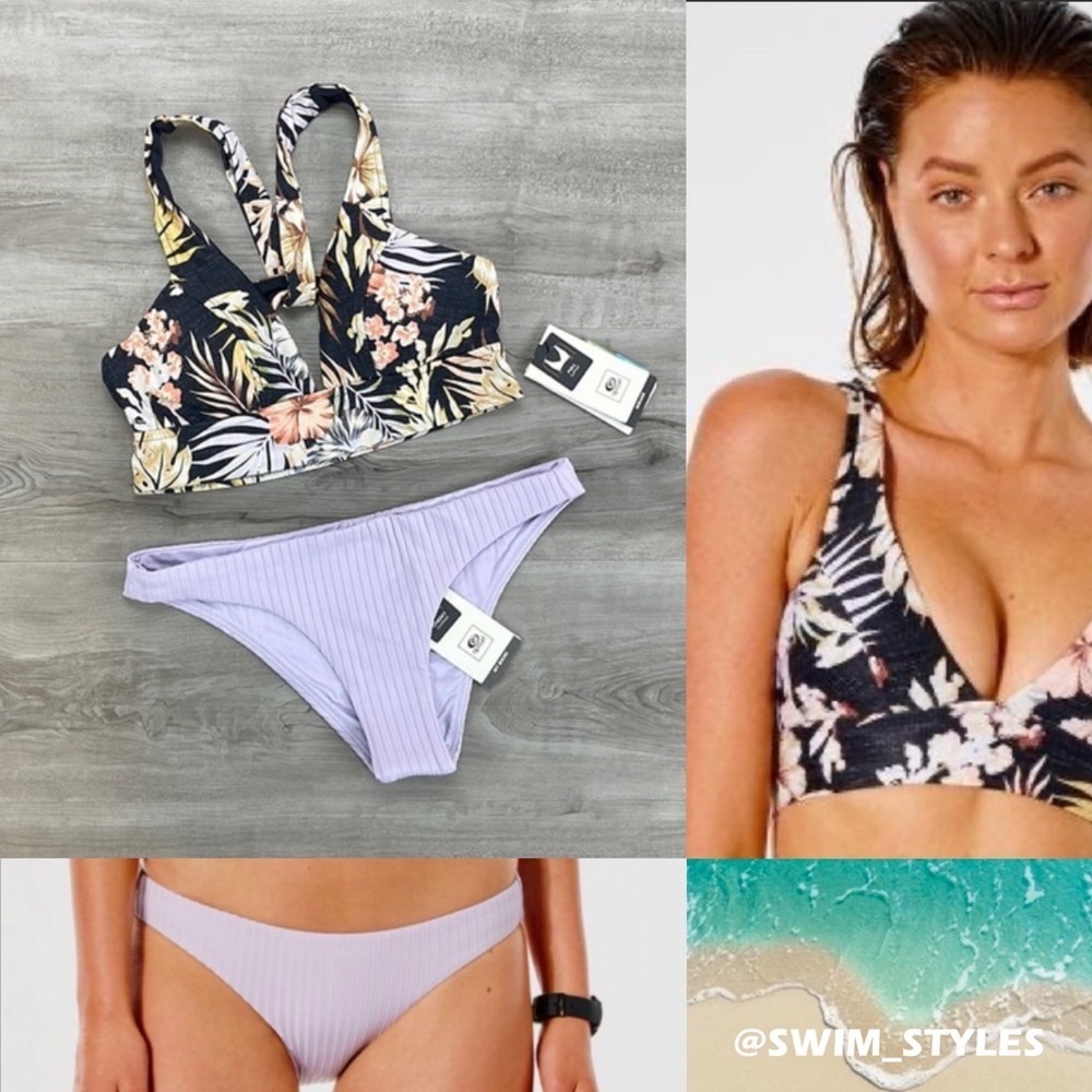 ☀️RIP CURL☀️ PARADISE CALLING MIRAGE PREMIUM SURF CHEEKY PANT BIKINI SET
